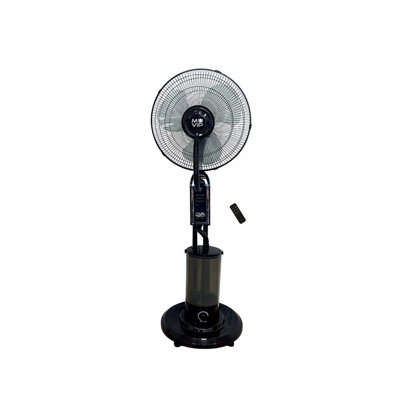 Ventilatore da pavimento Muvip - 75W - 40cm - 3 velocità - Nebulizzatore - Funzione di oscillazione - Telecomando - Col