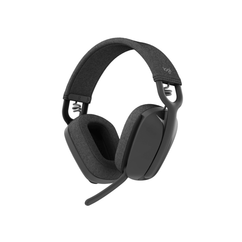 Logitech Zone Vibe 100 Cuffie senza fili - Bluetooth 5.2 - Portata 30 metri - 2 microfoni - Colore grafite
