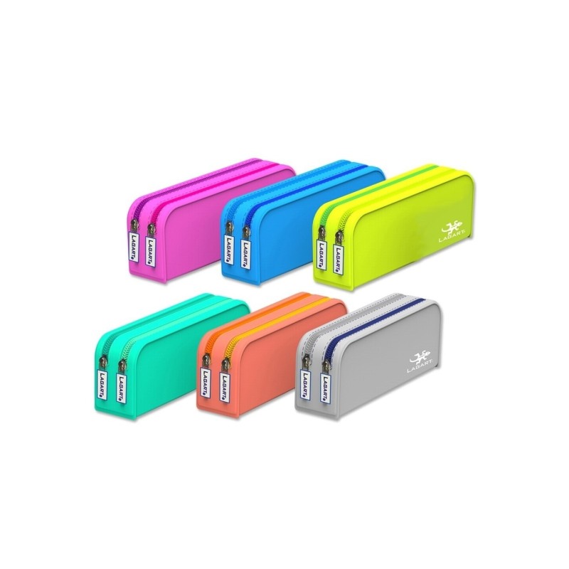 Borsa Lagart in silicone con 2 scomparti - Colori assortiti