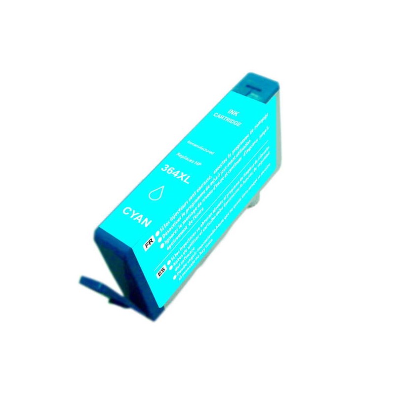 Cartuccia d'inchiostro generica ciano HP 364XL - Sostituisce CB323EE/CB318EE