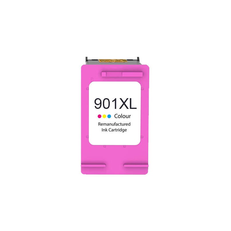 Cartuccia d'inchiostro rigenerata a colori HP 901XL - Sostituisce CC656AE