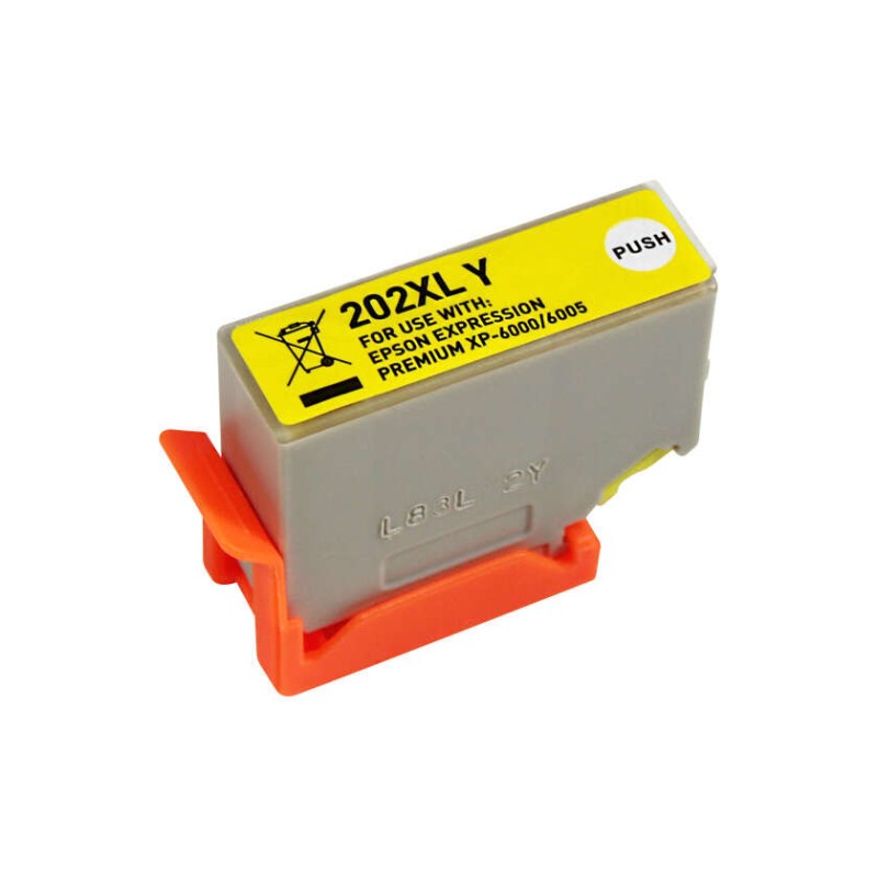 Cartuccia d'inchiostro generica gialla Epson 202XL - Sostituisce C13T02H44010/C13T02F44010