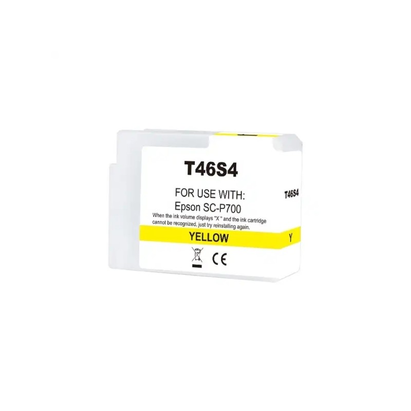 Cartuccia d'inchiostro pigmentato generica gialla Epson T46S4 - Sostituisce C13T46S400