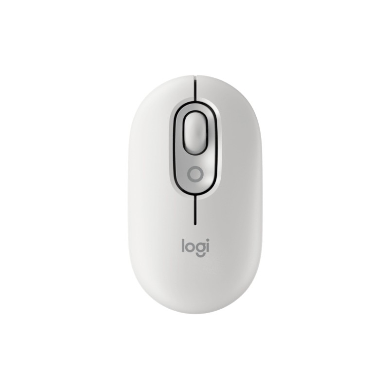 Logitech POP Mouse Mouse wireless 1000dpi - 4 pulsanti - Multi-dispositivo - Bianco sporco - Bianco ecru