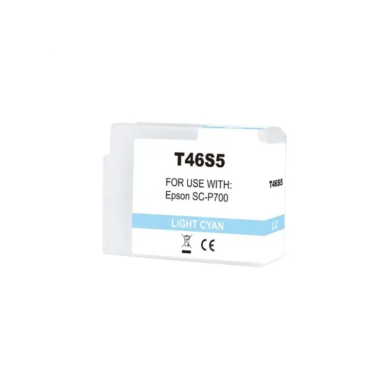 Cartuccia d'inchiostro pigmentata generica Epson T46S5 ciano chiaro - sostituisce C13T46S500
