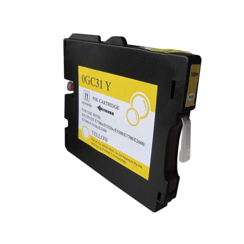 Cartuccia d'inchiostro pigmentato generica gialla Ricoh GC31Y - Sostituisce 405691/405704