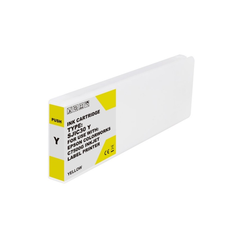 Cartuccia d'inchiostro pigmentato generica gialla Epson SJIC30P - Sostituisce C33S020642/SJIC30P(Y)
