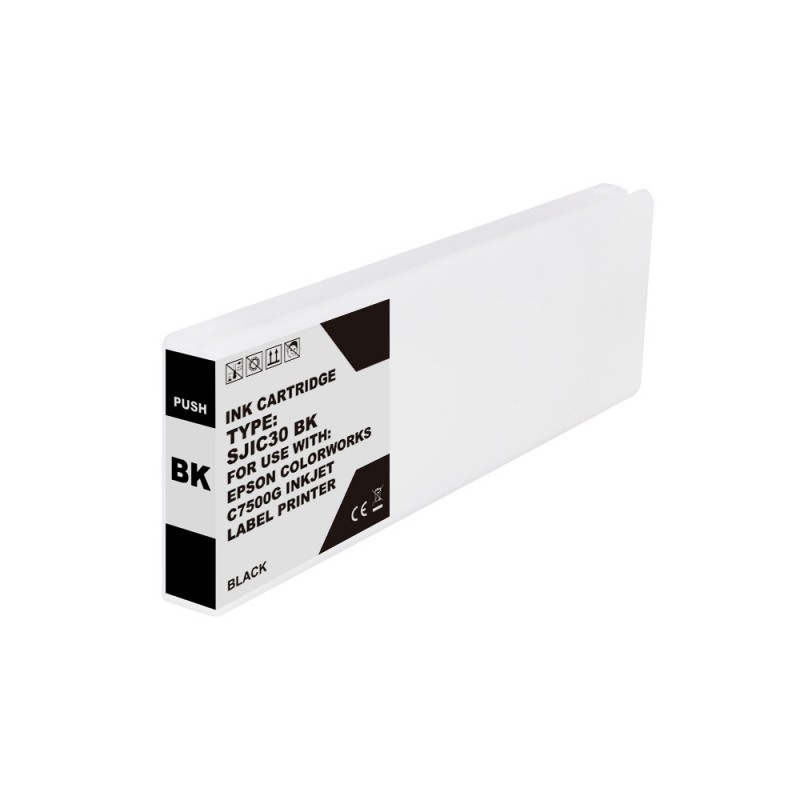 Cartuccia d'inchiostro pigmentato nero generica Epson SJIC30P - Sostituisce C33S020639/SJIC30P(K)