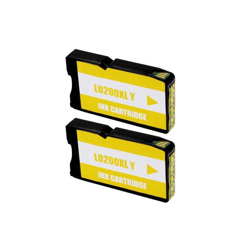 Cartucce d'inchiostro generiche Lexmark 200XL Yellow Pack 2 - Sostituisce 14L0200
