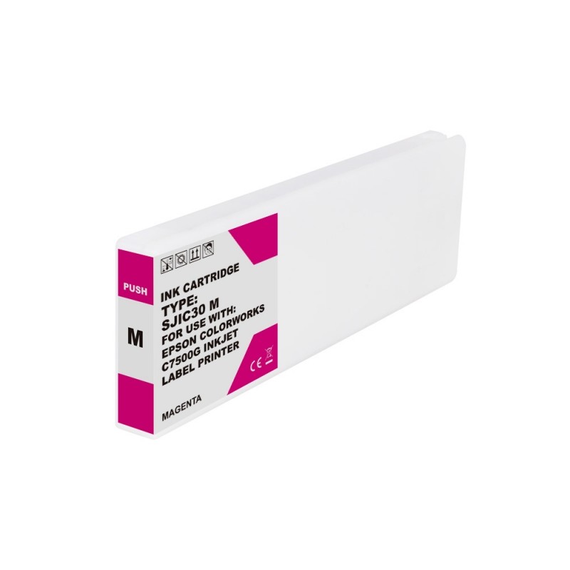 Cartuccia d'inchiostro pigmentato generica Epson SJIC30P Magenta - Sostituisce C33S020641/SJIC30P(M)