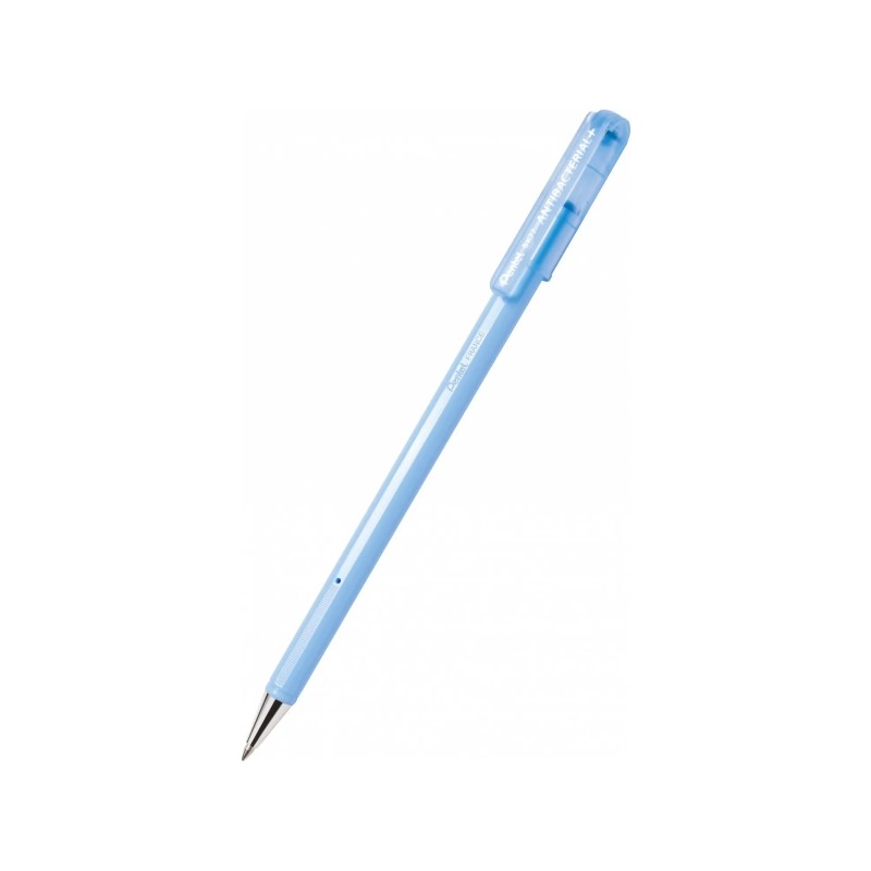 Penna a sfera antibatterica Pentel SuperB - Punta fine 0.7 mm - Certificata ISO 22196 - Ideale per i settori medico. ali
