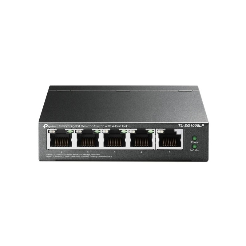 Switch da tavolo TP-Link - 5 porte Gigabit con 4 porte PoE