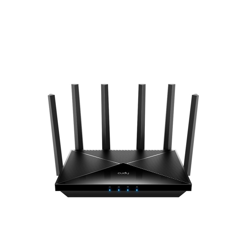 Cudy Router WiFi 7 Dual Band Gigabit BE6500 - Velocità fino a 1000Mbps - 4 Porte - 4 Antenne fisse da 5dBi - Tecnologia