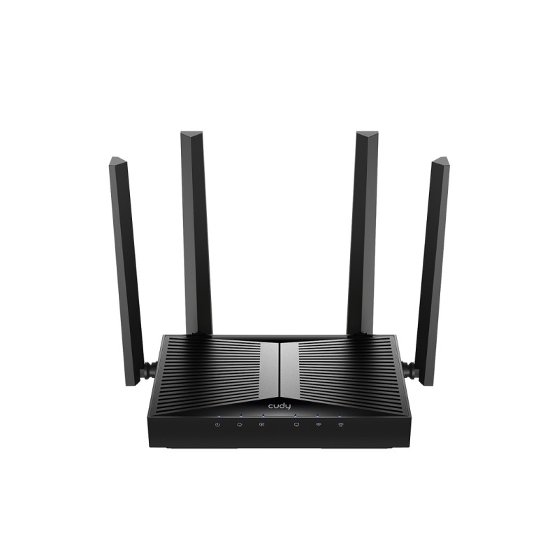 Cudy Router WiFi 7 2.5G Dual Band BE3600 - Velocità fino a 1000Mbps - 4 porte - 4 antenne fisse da 5dBi - Tecnologia MU