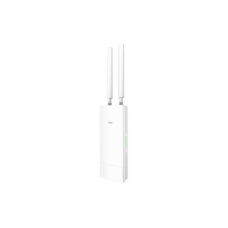 Ripetitore WiFi AC1200 per esterni Cudy - 1 porta - Velocità fino a 100 Mbps - 2 antenne scollegabili - Impermeabile IP