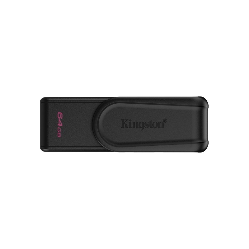 Kingston DataTraveler Exodia Chiavetta USB da 64 GB - USB 3.2 Gen 1 - Coperchio girevole - Nero