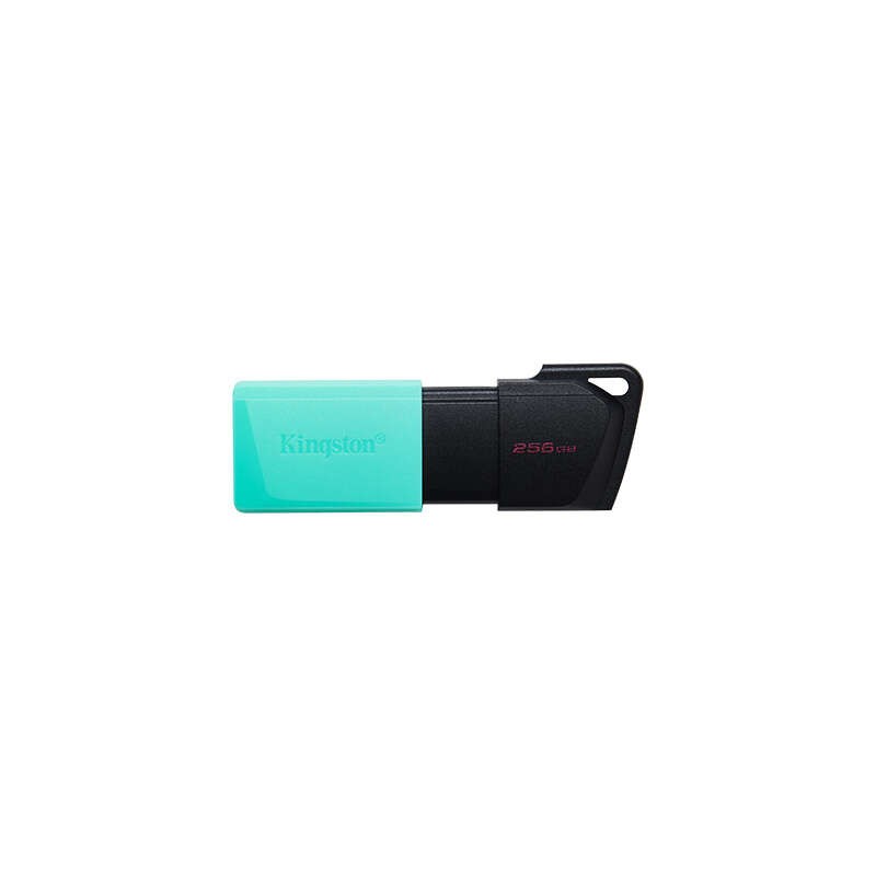 Unità flash USB Kingston DataTraveler Exodia M da 256 GB - USB 3.2 Gen 1 - Cappuccio mobile - Clip portachiavi - Nero/T