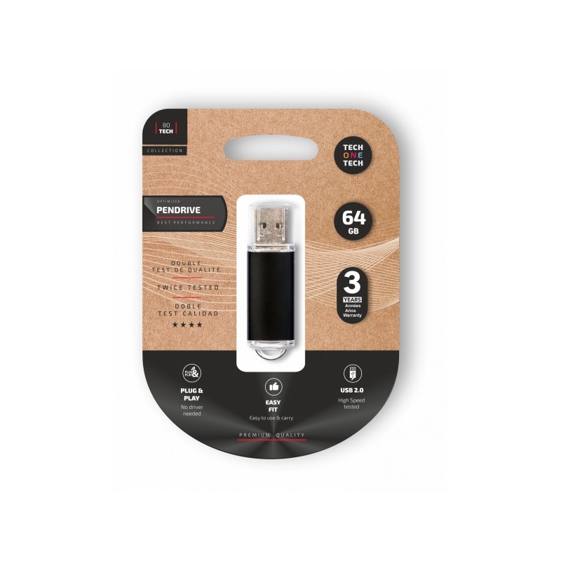 TechOneTech Unità flash USB 2.0 di base da 64 GB (unità flash)