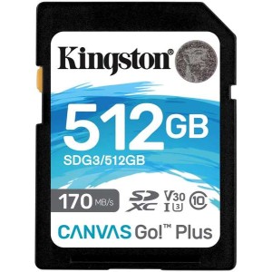 Scheda Kingston SDXC 512 GB...
