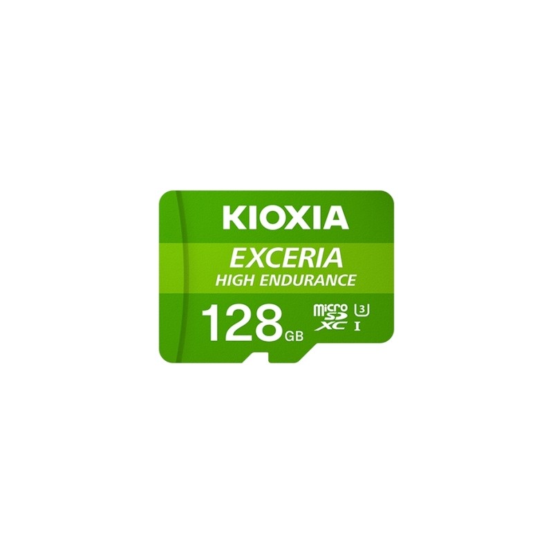 Kioxia Exceria High Endurance Micro SDXC 128GB UHS-I Classe 10 100Mb/s Scheda Micro SDXC 128GB UHS-I Classe 10 100Mb/s