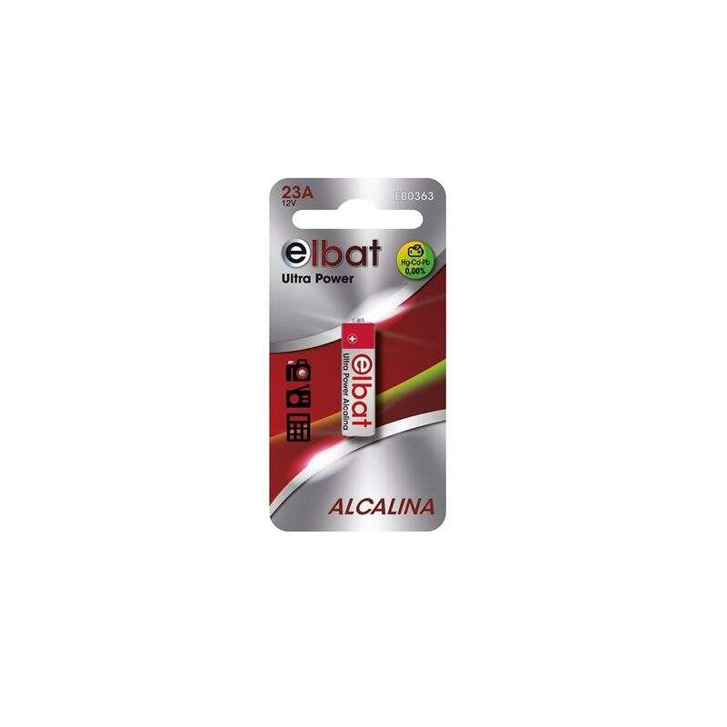 Batteria alcalina Elbat 23A 12V