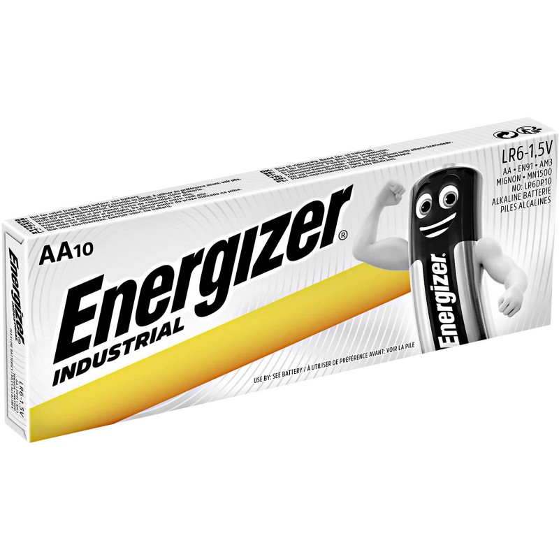 Energizer Industrial 10 Batterie AA Stilo LR6 1.5V