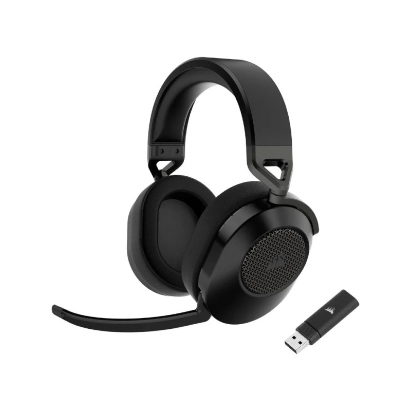 Corsair HS65 Wireless V2 Cuffie da gioco wireless con microfono - Connettività Bluetooth 5.4 e wireless 2.4Ghz - Suono 