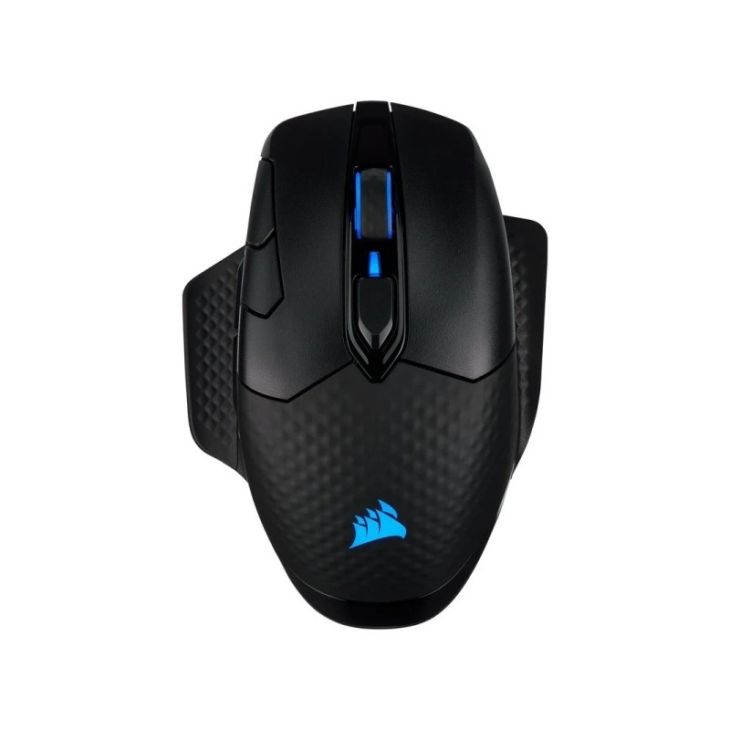 Mouse da gioco wireless USB Corsair Dark Core RGB Pro SE 18000DPI - 8 pulsanti programmabili - Interruttori Omron - Conn
