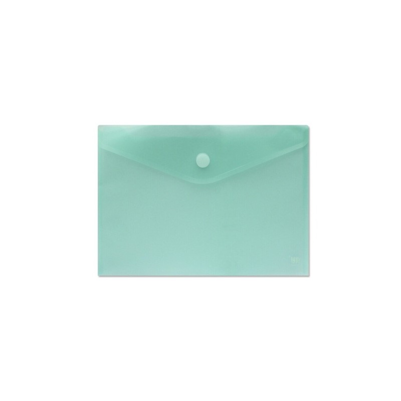Busta portadocumenti A4 - Chiusura a velcro - In polipropilene - Dimensioni 325x230mm - Verde trasparente