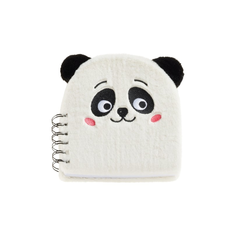Taccuino Miquel Rius Back2Fun Cuddly Panda - 160 fogli lisci di carta da 80 g/m2 - Foglietti e copertina anteriore stamp