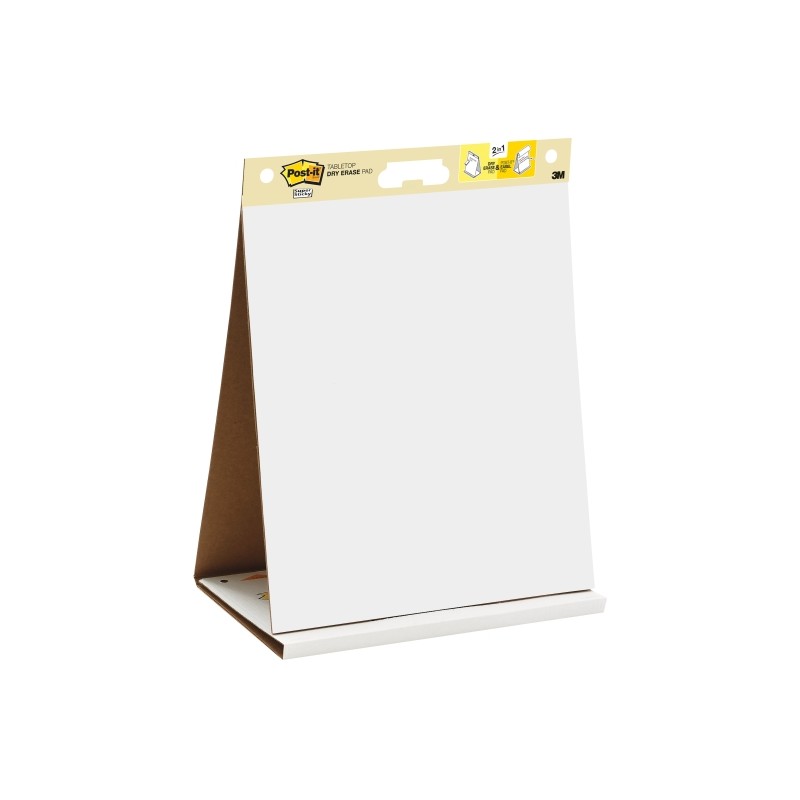 Post-It Super Sticky Pad di 20 blocchi per riunioni - Forma rettangolare - 508x584.2 mm - Colore bianco