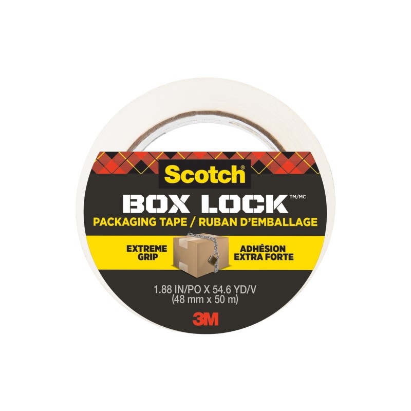 Scotch Box Lock Nastro da imballaggio - 48 mm x 50 m - Colore trasparente