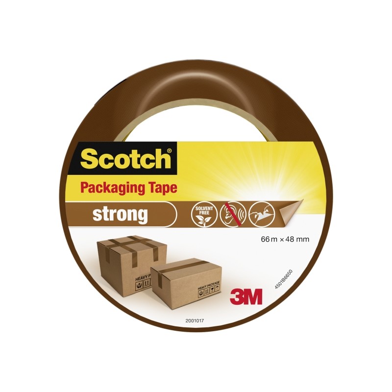 Nastro da imballaggio Scotch - 48 mm x 66 m - Resistente - Colore marrone