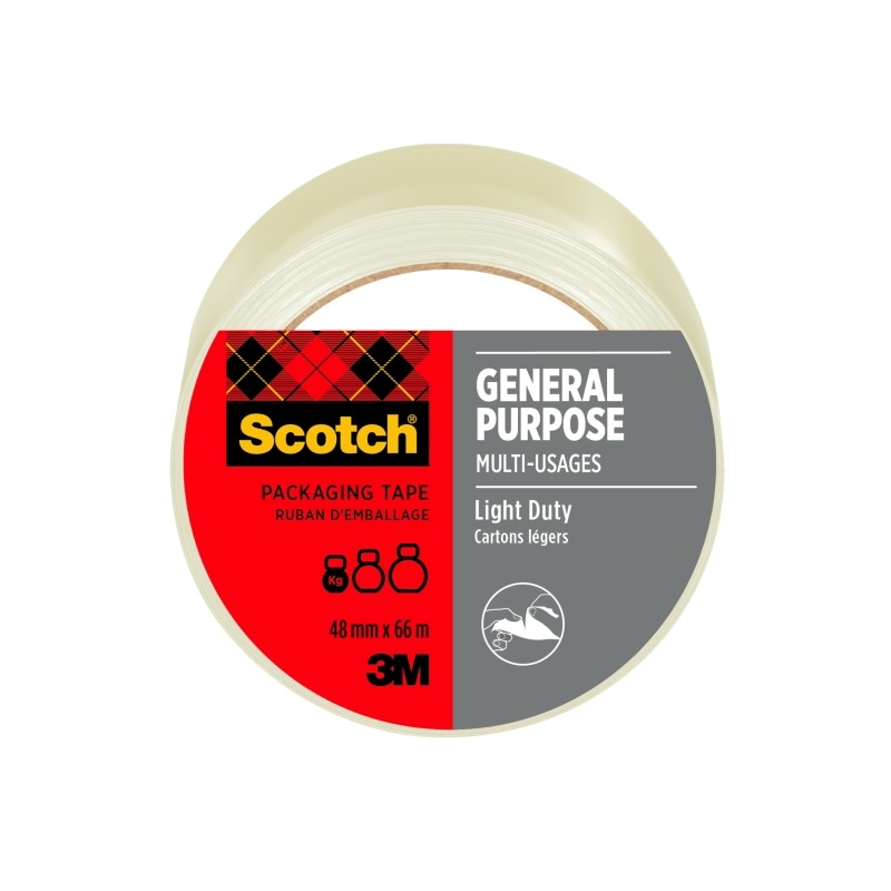 Nastro da imballaggio Scotch - 48 mm x 66 m - Colore trasparente