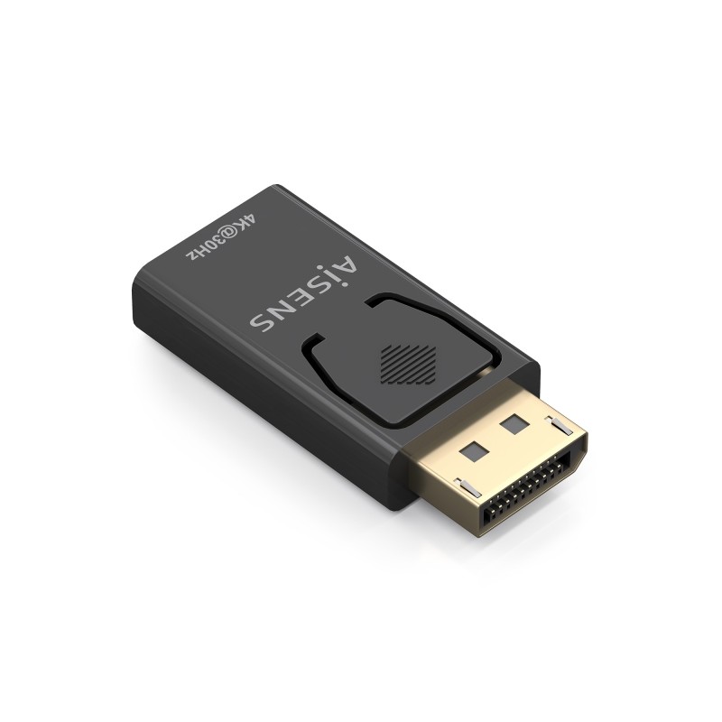 Convertitore Aisens da DisplayPort a HDMI - DP/M - HDMI/H - 4K30Hz - Colore nero