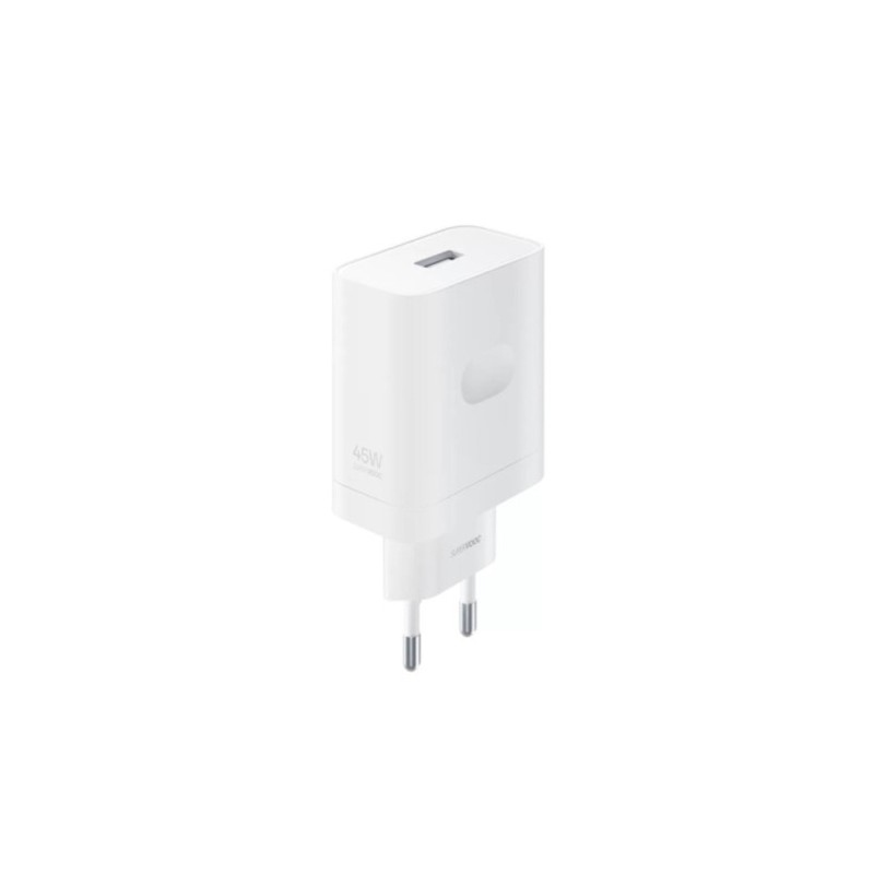 Realme SuperVOOC Caricatore da parete 45W - USB 2.0 - Ricarica rapida - Bianco - Colore bianco