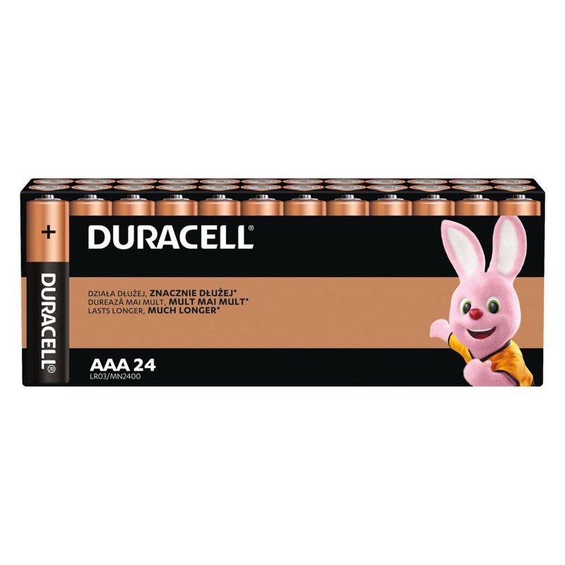 Duracell Alkaline 24 Batterie AAA Ministilo LR03 1.5V