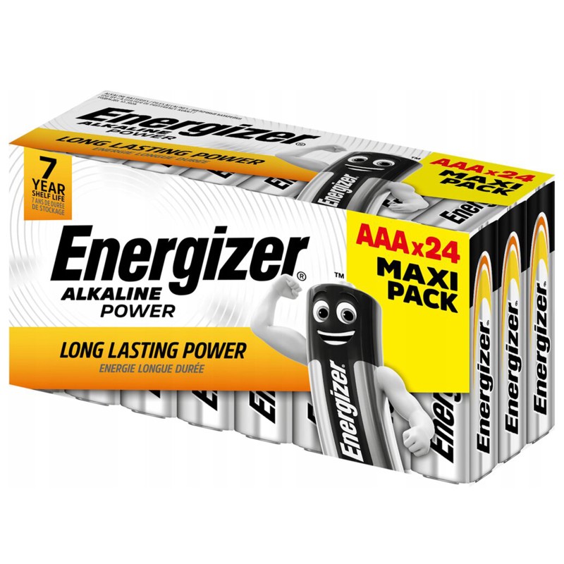 Energizer Alkaline Power 24 Batterie AAA Ministilo LR03 1.5V