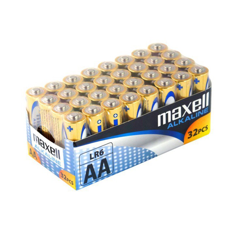Maxell 32 Batterie AA Stilo R6 1.5V