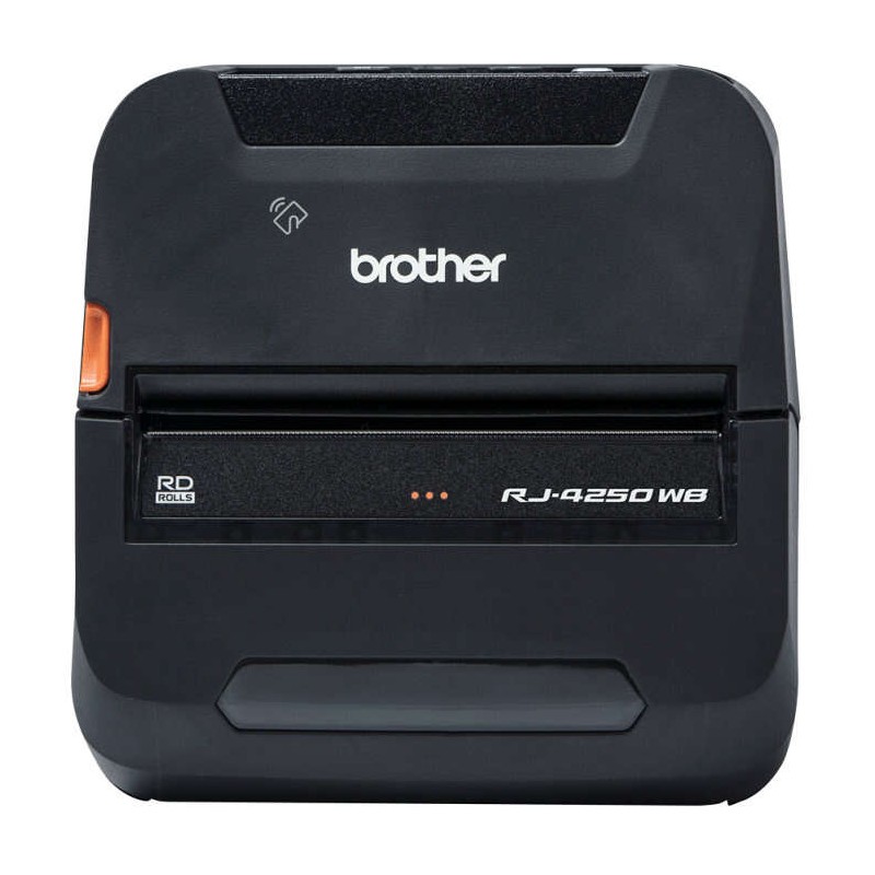 Brother RJ-4250WB Stampante termica portatile per etichette e biglietti WiFi. Bluetooth. USB - Risoluzione 203dpi - Velo