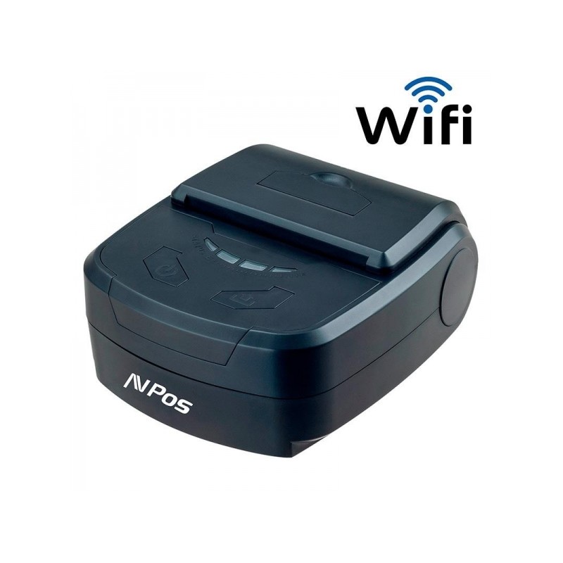 Stampante termica portatile AVPos AVP-MP800R-Wf - Robusta - 80 mm - Velocità 70 mm/s - Coperchio di protezione - Wifi e