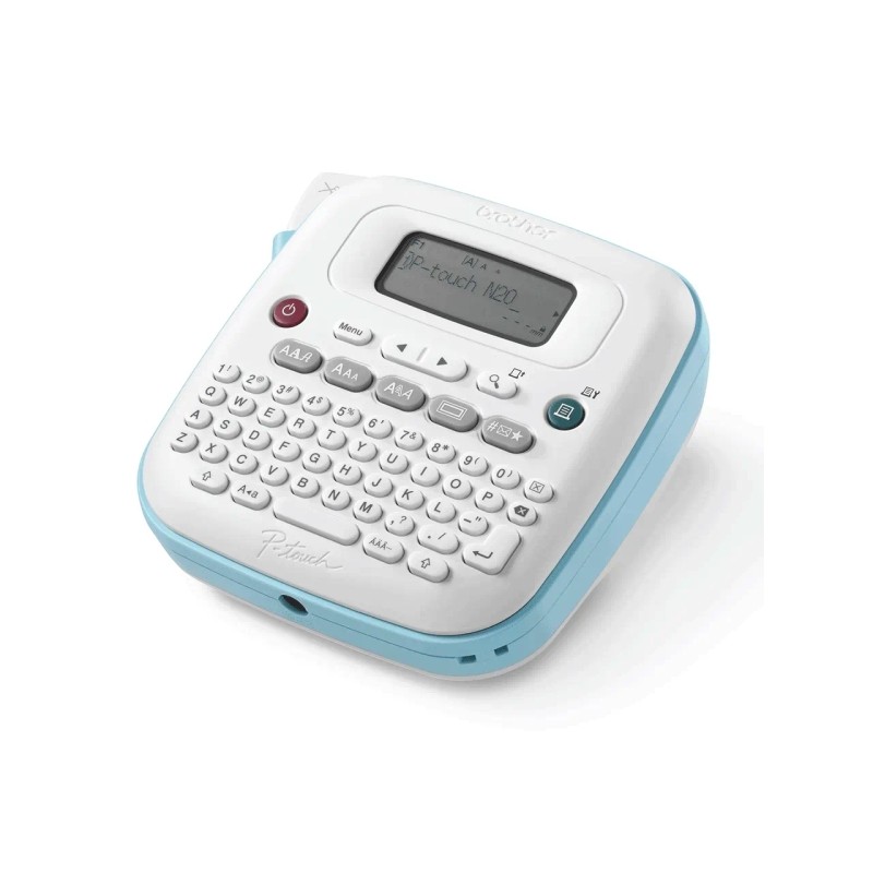 Brother PT-N20 Stampante elettronica portatile da tavolo per etichette - Display LCD - 3 font. 15 cornici e 250 simboli 
