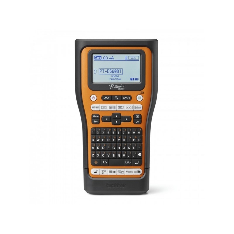 Brother PT-E560BTVP Stampante elettronica di etichette Bluetooth - Collegabile al PC - Display LCD - Larghezza massima d