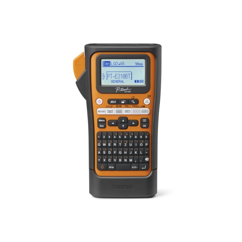 Brother PT-E310BTVP Stampante elettronica di etichette Bluetooth 5.0. USB - Display LCD 180x180dpi - Velocità di stampa