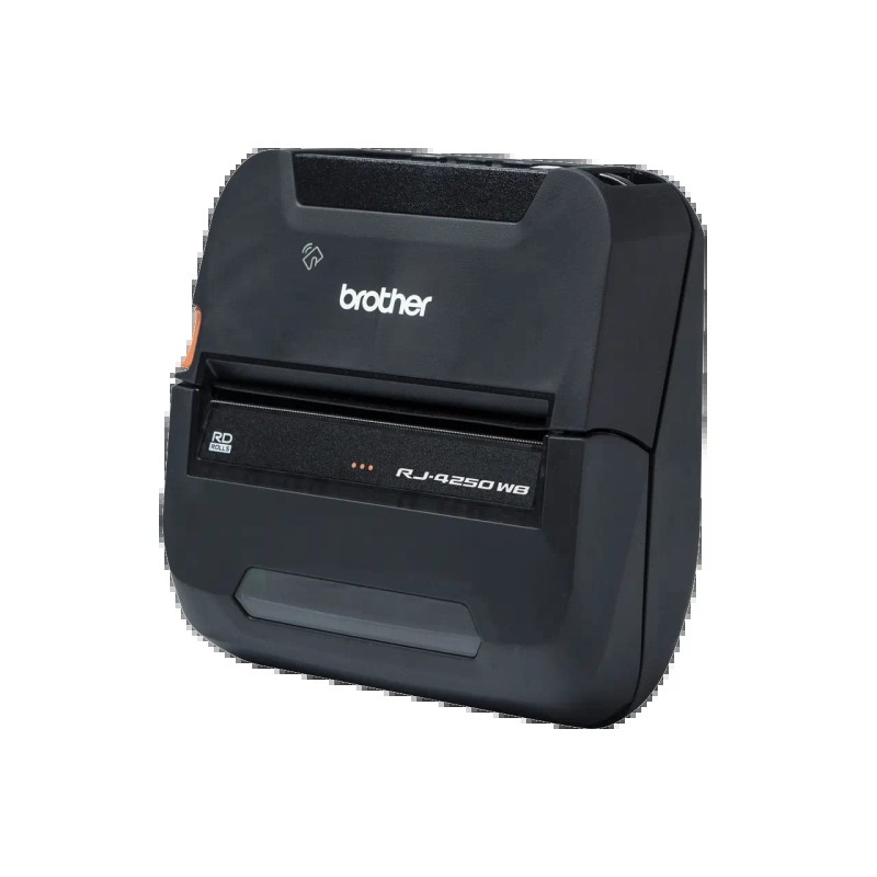 Brother RJ-4250WB Stampante termica portatile per etichette e biglietti + batteria PABT006 WiFi. Bluetooth. USB - Risolu