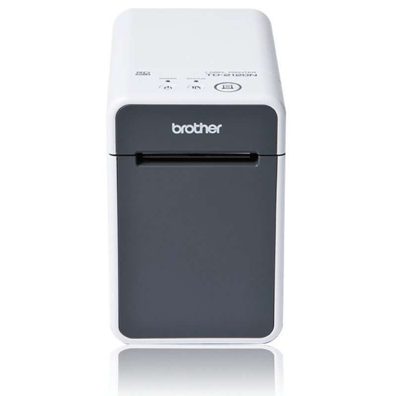 Brother TD2125N Stampante termica per etichette USB. LAN - Risoluzione 203dpi - Velocità 152.4mms - Colore bianco/grigi