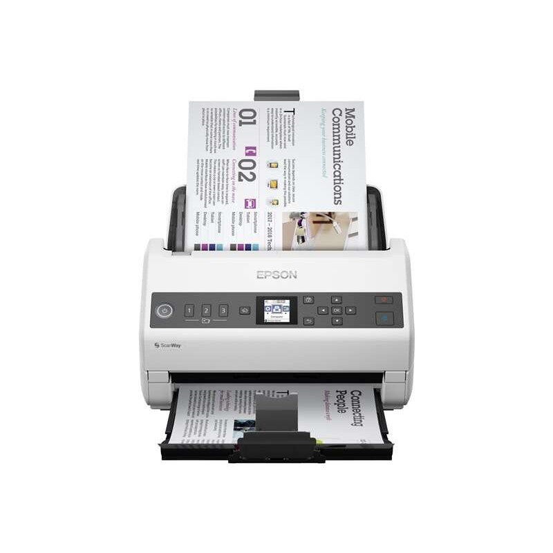 Epson Workforce DS-730N Scanner per documenti A4 fronte/retro 600 dpi - Velocità di scansione 40 ppm