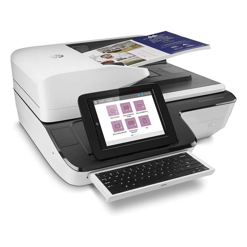 Scanner per documenti A3 HP ScanJet Enterprise Flow N9120 fn2 - Velocità fino a 120 ppm - Alimentatore automatico - Fro