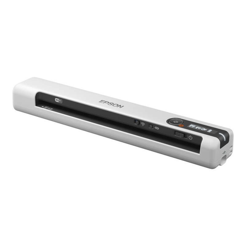 Scanner portatile Epson Workforce DS-80W A4 WiFi 600 dpi - Schermo LCD - Velocità fino a 4 sec. per pagina