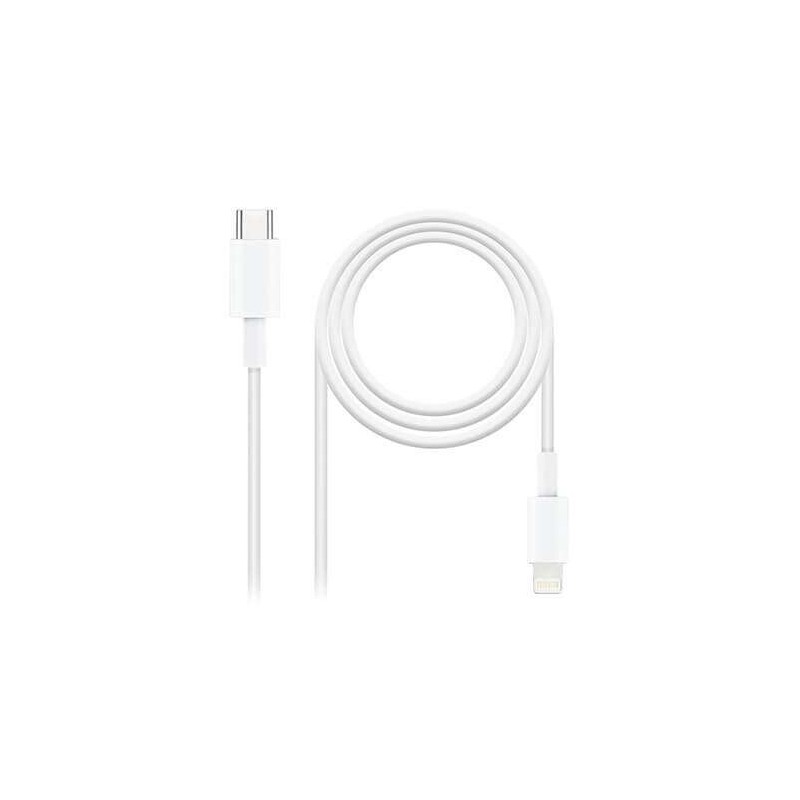 Cavo Nanocable USB-C maschio a Lightning maschio da 2 m - bianco